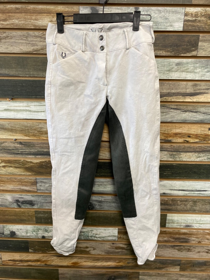 USED Tuffrider Full Seat Breeches 26 White