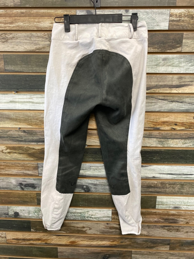 USED Tuffrider Full Seat Breeches 26 White