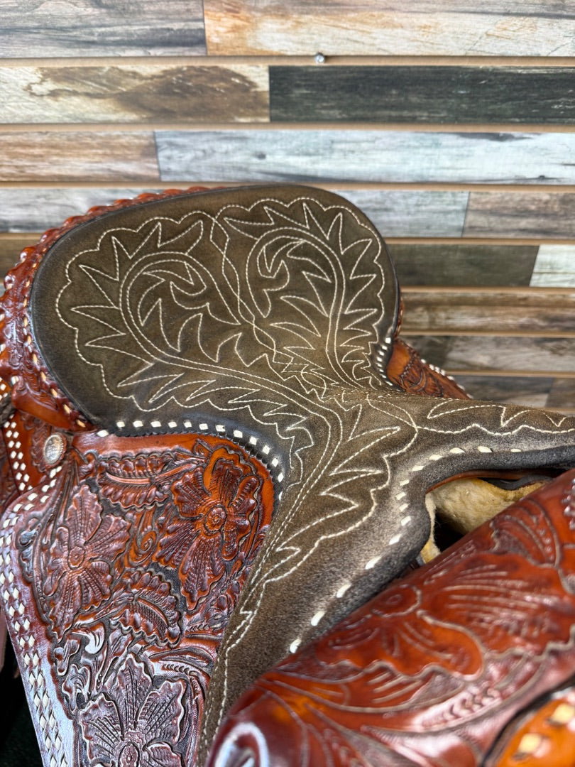 USED Hereford Textan Of Yokum 16" Western Pleasure Saddle
