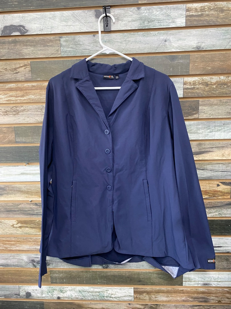 USED Kerrits Ladies English Show Jacket 1X Navy