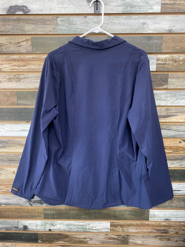 USED Kerrits Ladies English Show Jacket 1X Navy