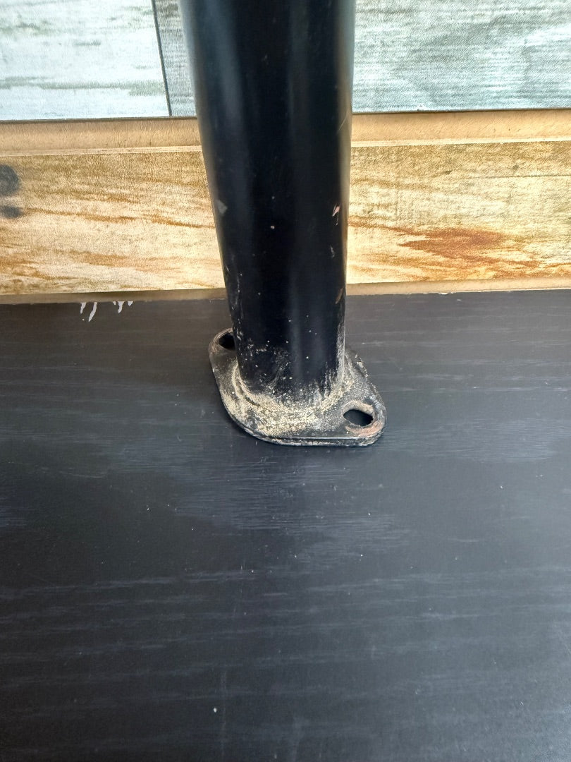 USED EquiSales Metal Saddle Rack Black