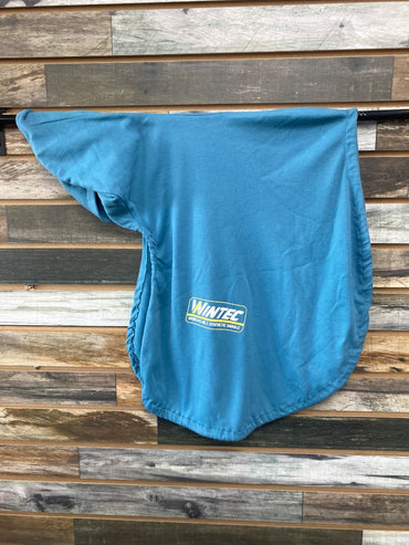 USED Wintec English Saddle Cover  Light Blue
