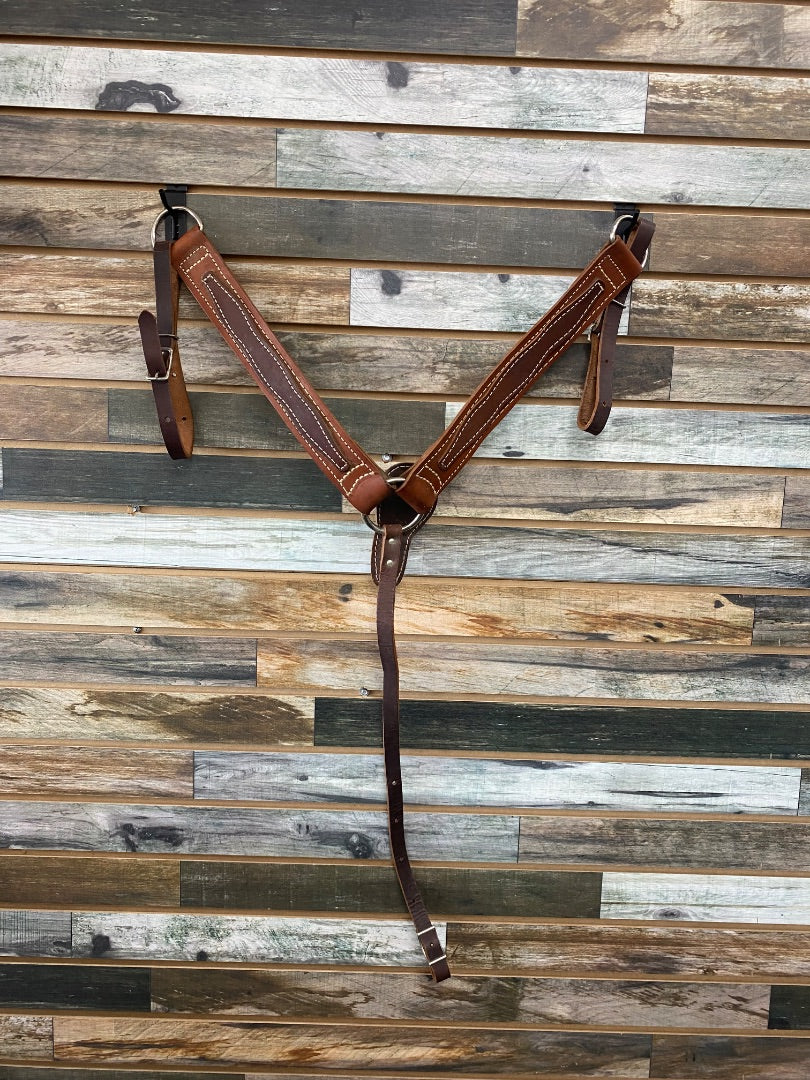 USED Western Breast Collar Light Oil