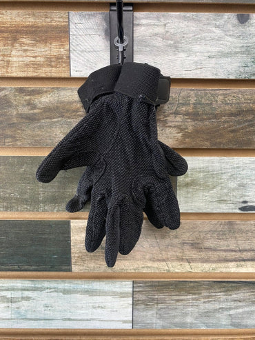 USED  Youth English Riding gloves  Black