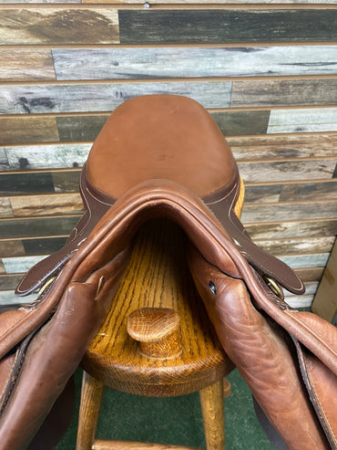 USED Collegiate Gamma Saddle 17" Chesnut