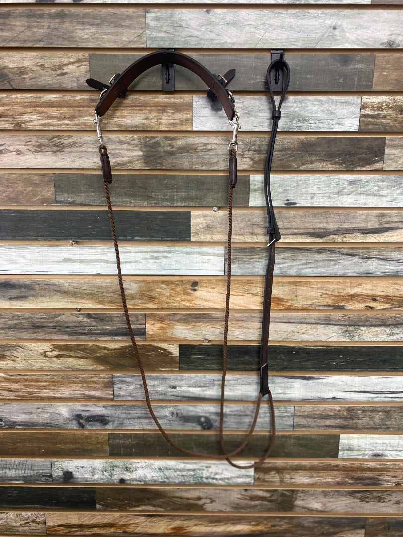 USED Tory Leather Chambon Horse Brown