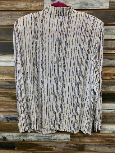 USED Alex Western Show Shirt 2X White