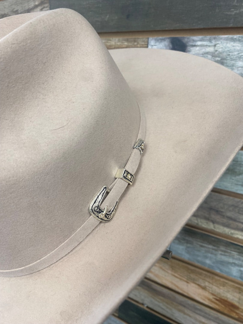 USED Lone Star Ladies Western Hat 7 5/8 Beige