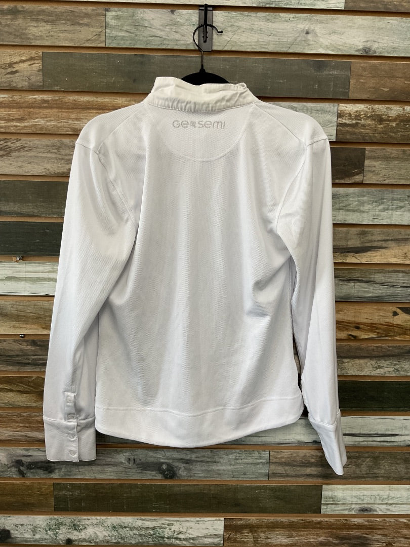USED Gezsemi Long Sleeve Show Shirt Large White