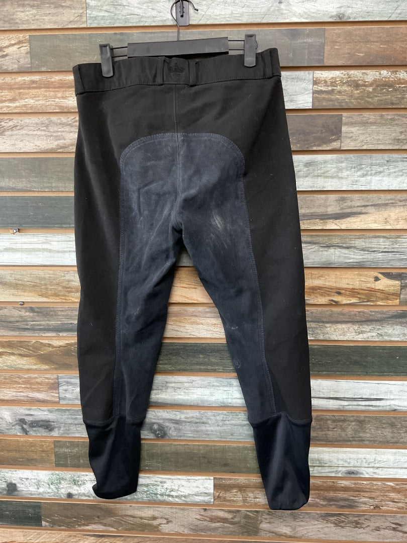 USED Ovation Full Seat Breeches 30R Black