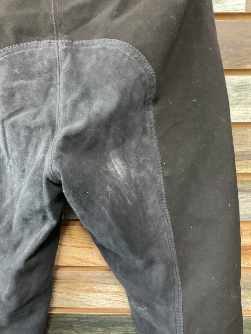 USED Ovation Full Seat Breeches 30R Black