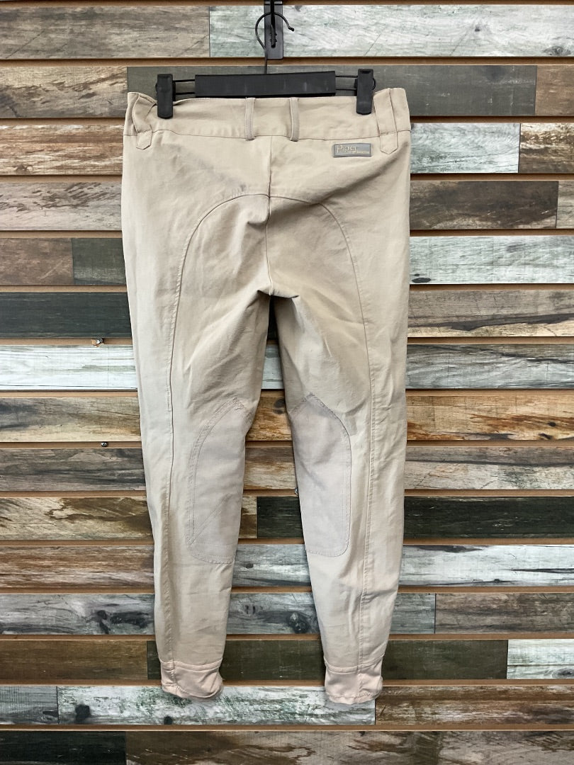USED Smartpak Knee Patch Breeches 28 Tan