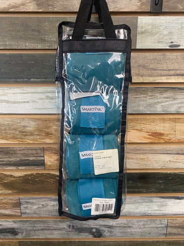USED Smart Pak Polo Wraps (4) Horse Teal