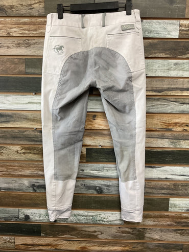 USED Smartpak Full Seat Breeches 28R White