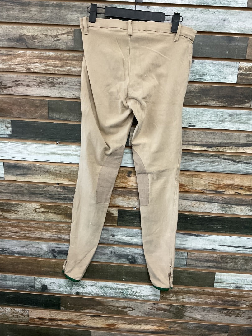 USED Devon-Aire Knee Patch Breeches Medium Tan