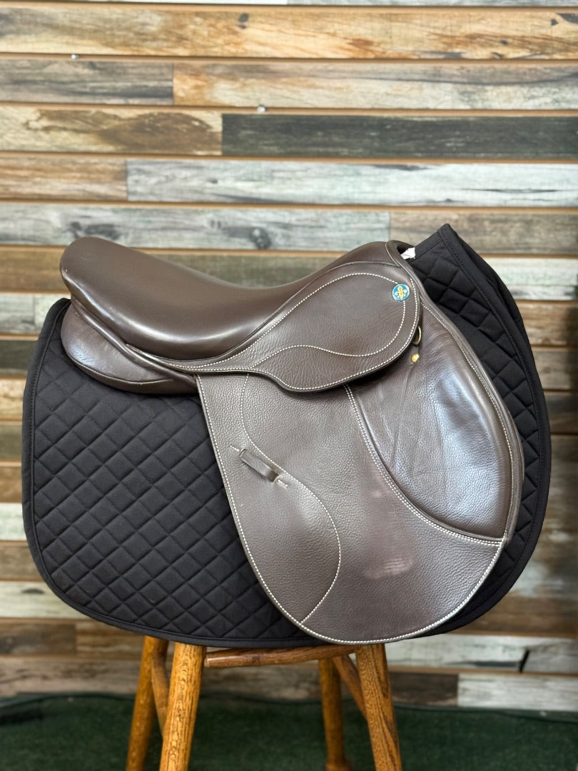 USED Philippe Fontaine Lyon H/J Saddle | 17" Seat, 6" Gullet