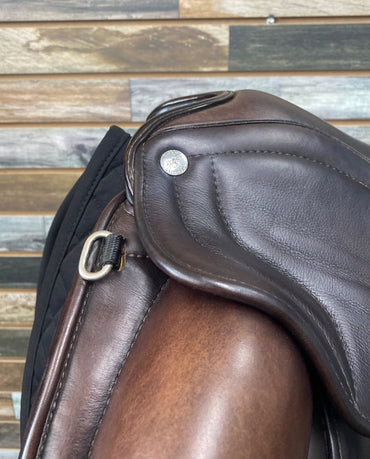 USED Patrick Saddlery Dressage Saddle 17.5 Brown