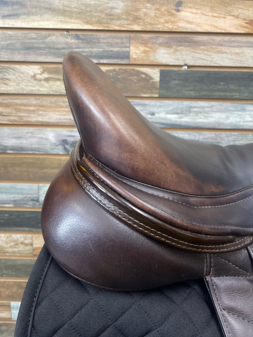 USED Patrick Saddlery Dressage Saddle 17.5 Brown