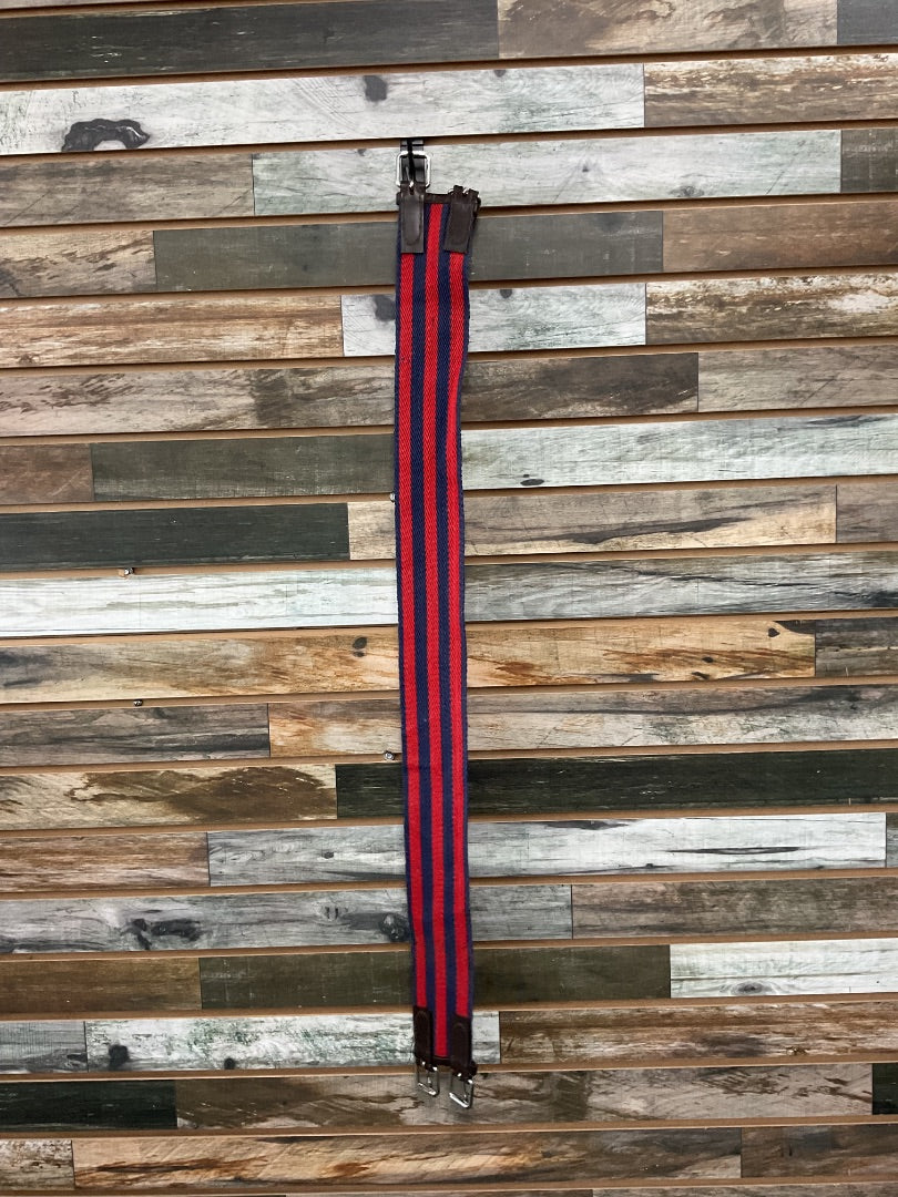 USED Cloth English Girth 42" Blue/Red