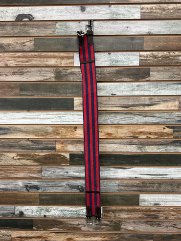 USED  Cloth English Girth 42" Blue/Red