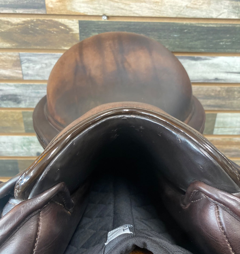 USED Patrick Saddlery Dressage Saddle 17.5 Brown