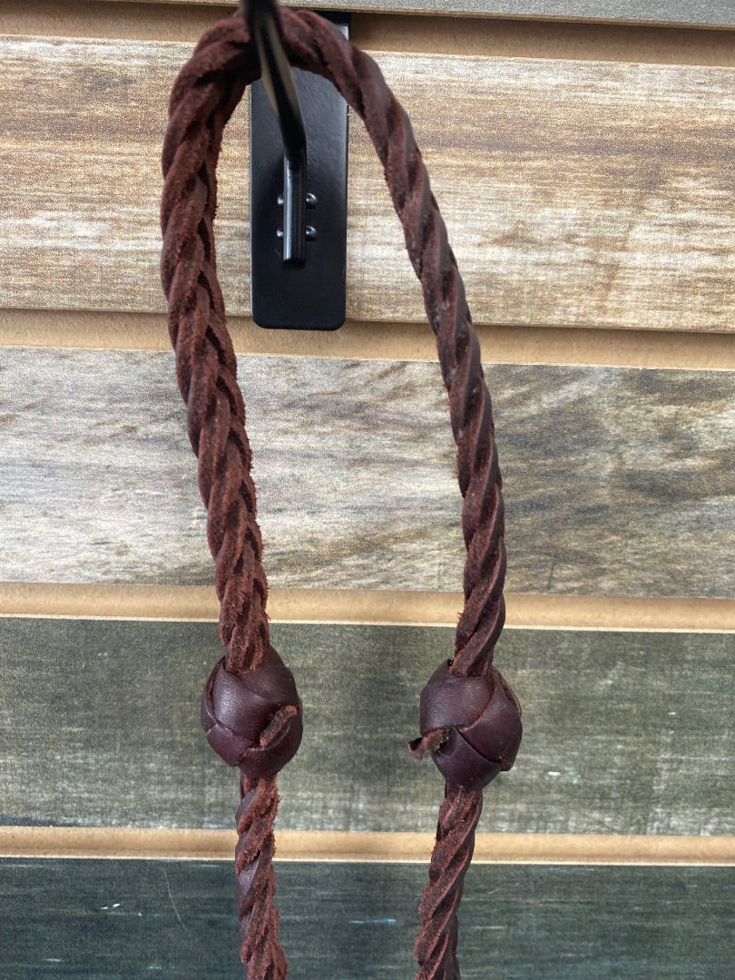 USED Martin Saddlery Barrel Reins Medium Oil