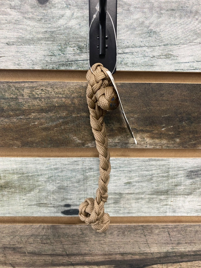 USED Mustang Braided Curb Strap 7" Tan