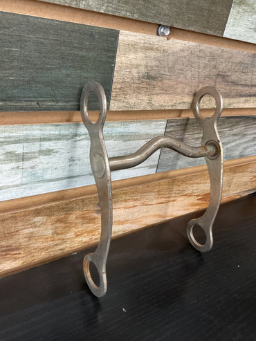 USED  Low Port Curb Bit 5" Silver