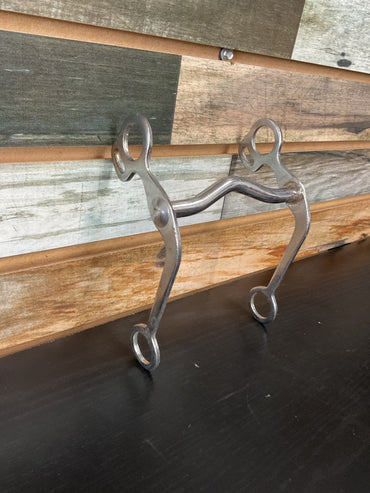 USED  Low Port Move Curbed Shank Bit 5" Silver