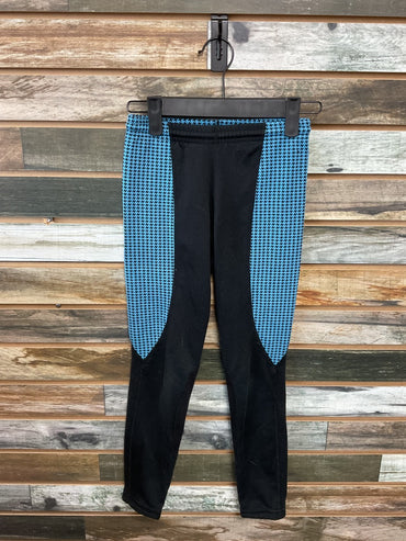 USED Kerrits Riding Tights Medium Black/Blue