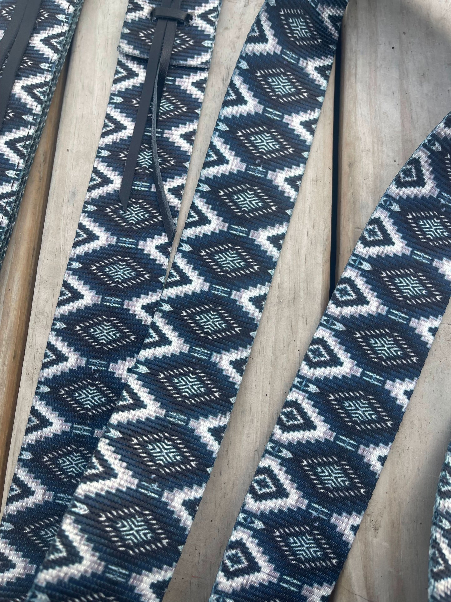 Burch Hill Tack Billet & Latigo - Mexico Aztec