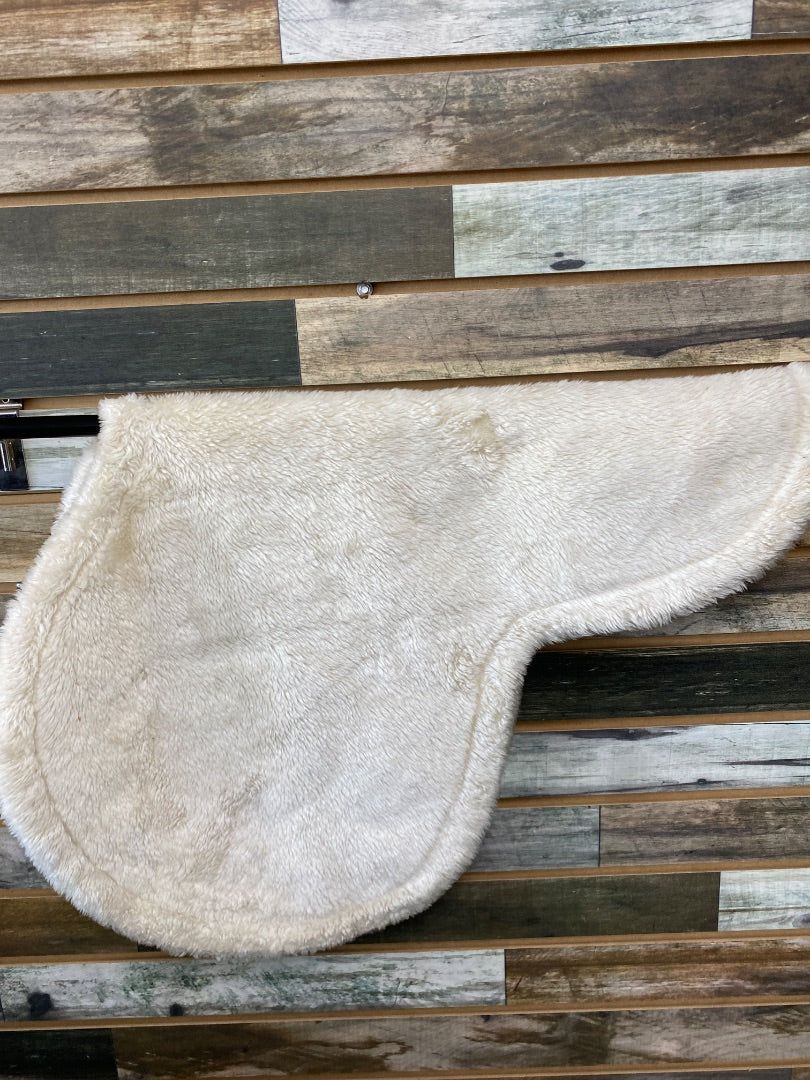USED Golden Horseshoe Equestrian Shaped English Pad Horse White