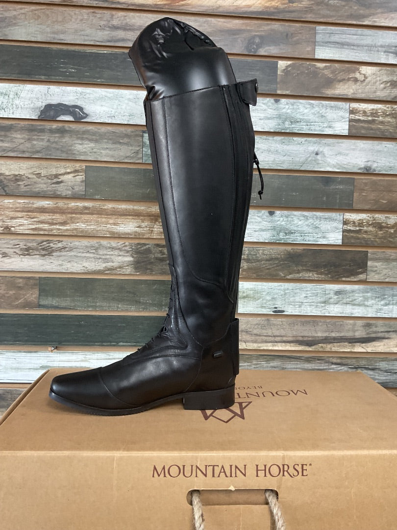 USED Mountain Horse Women's Sovereign Field Boot 11W Black