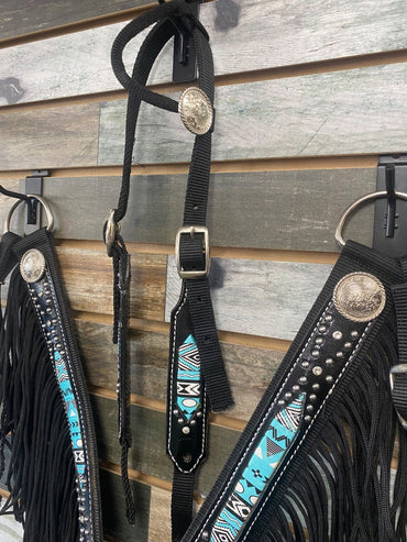 USED Breastcollar and Headstall set Horse Sized