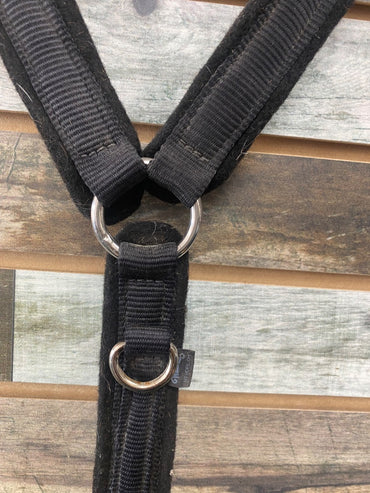 USED Weaver Nylon Padded Western Breast Collar Pony Black