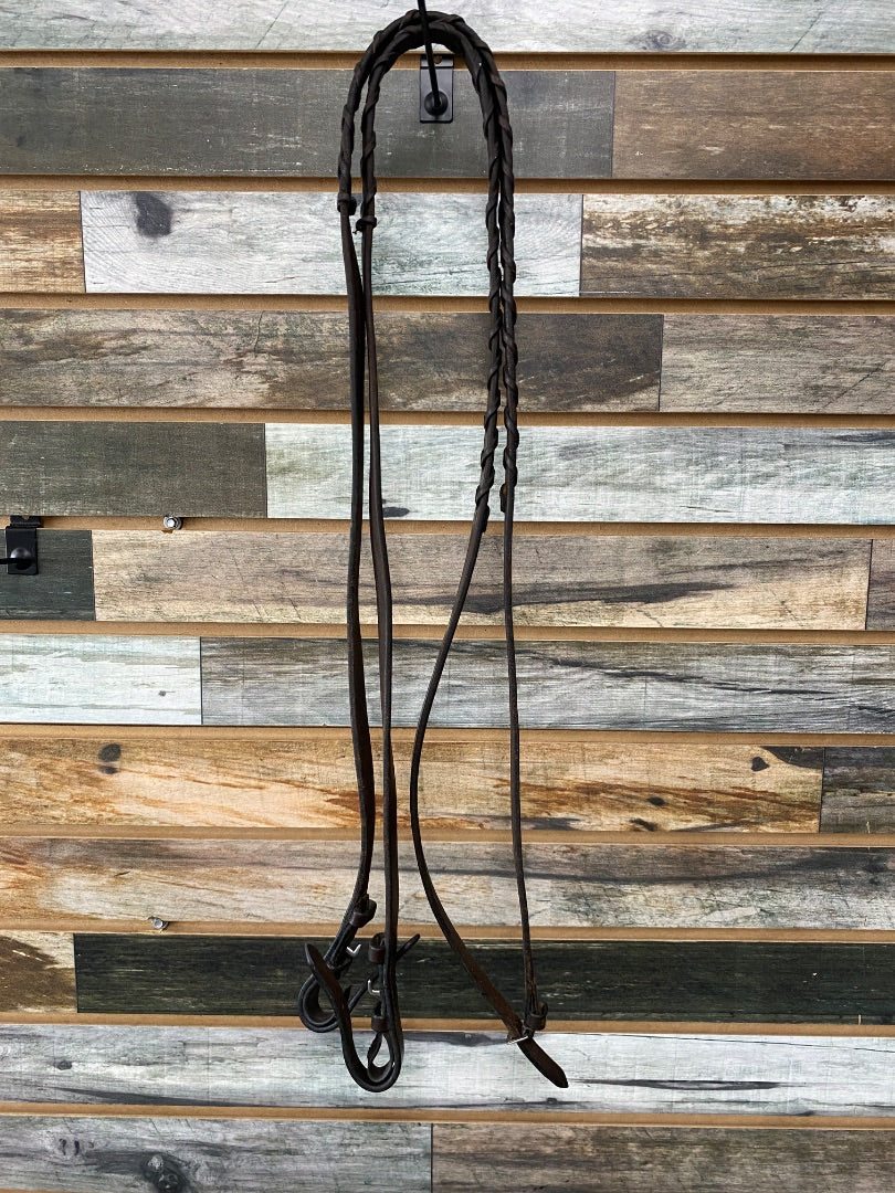USED Brown Laced Leather Reins