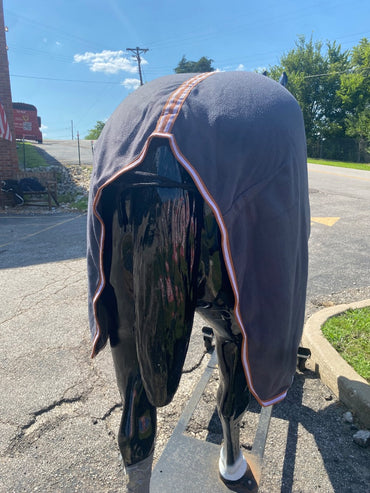 USED Horze Cooler 81" Grey/Burnt Orange