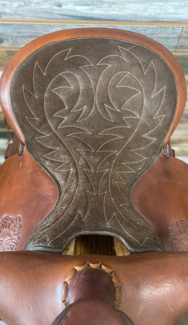 USED Simco Ranch/Pleasure Western Saddle 15” Medium Oil