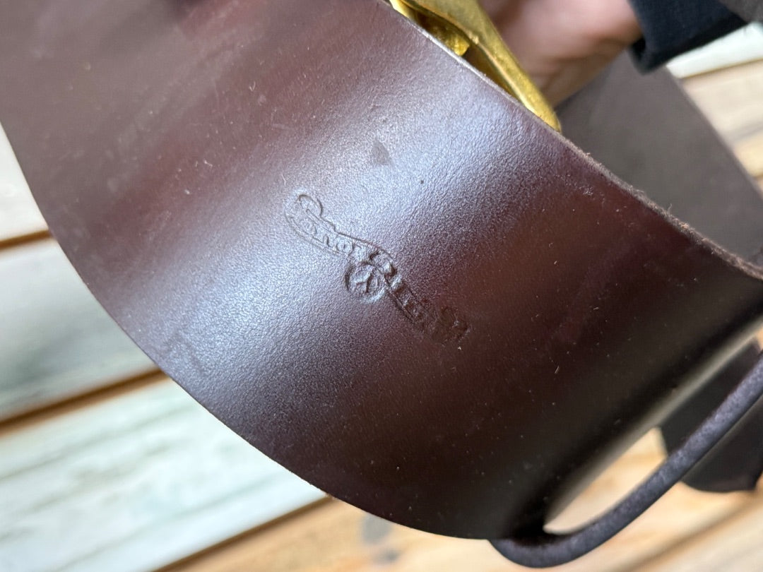 USED Circle Y Leather Back Cinch Dark Oil