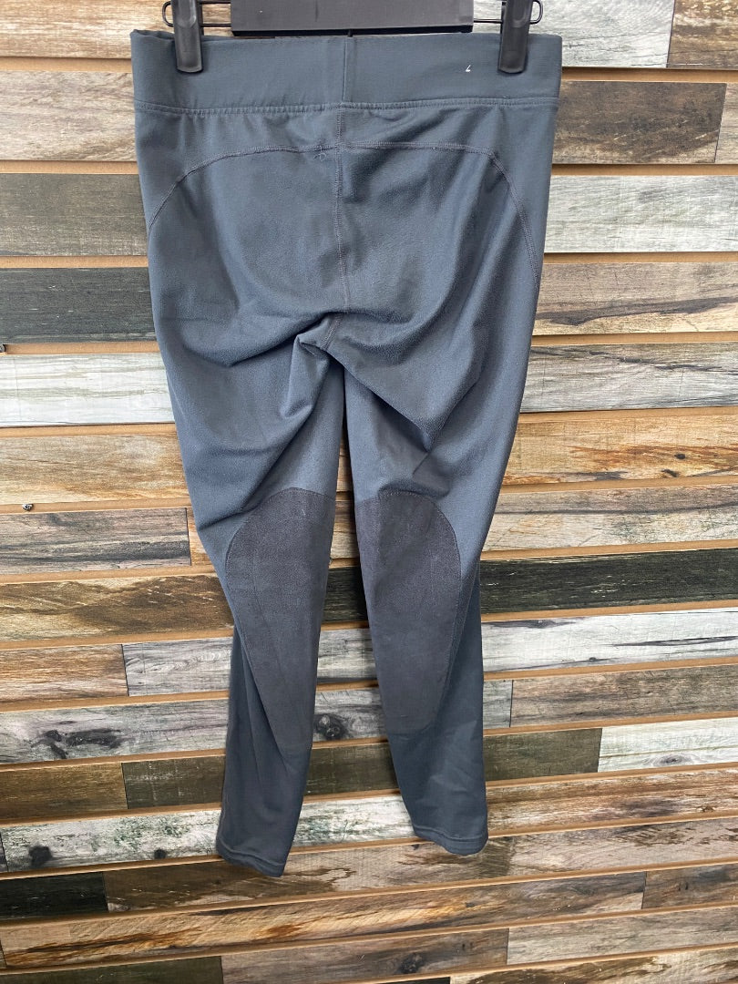 USED Kerrits Youth English Breeches M Gray