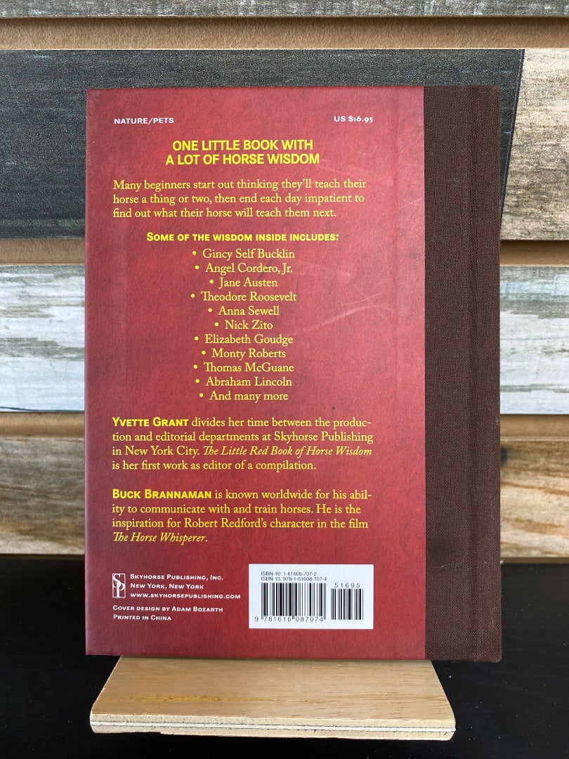 USED "The Little Red Book of Horse Wisdom": Buck Brannaman