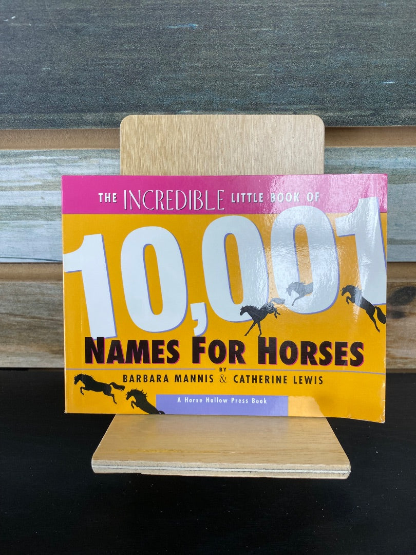 USED The Incredible Little Book of 10,001 Names for Horses