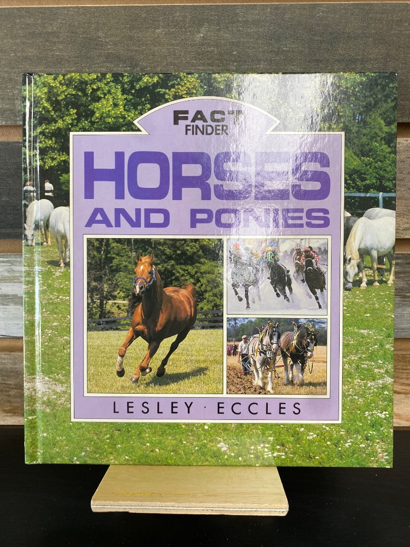 USED "Fact Finder Horses and Ponies": Lesley Eccles