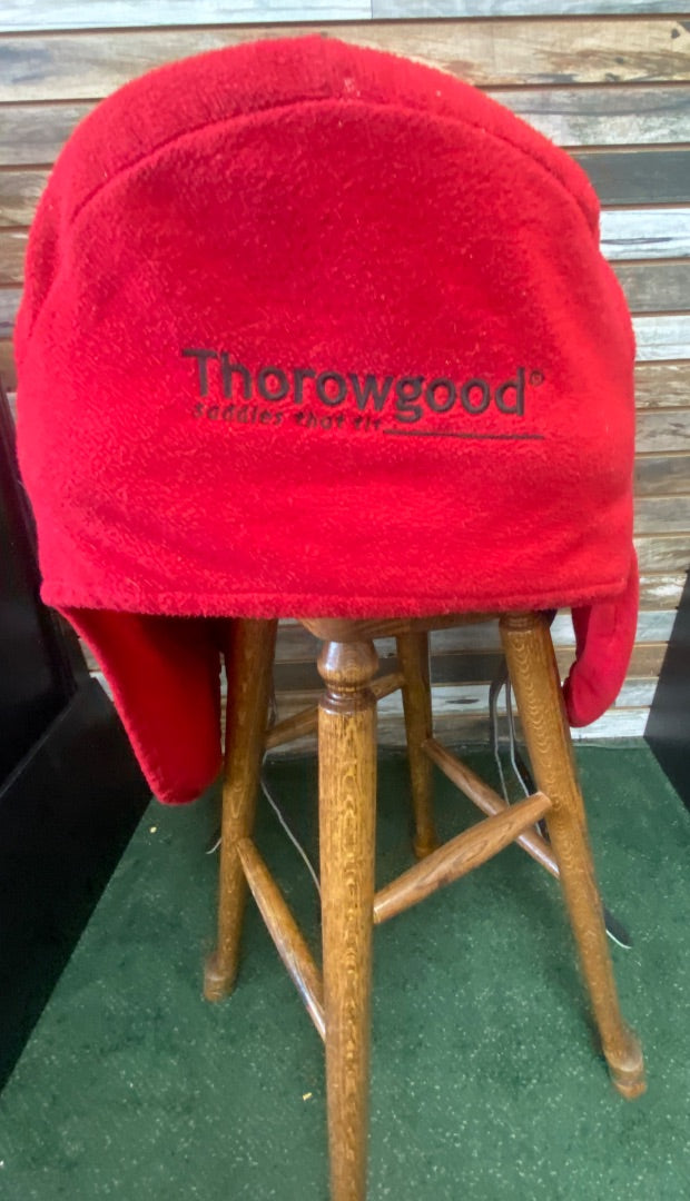 USED Thorowgood Dressage Saddle Medium Gullet, High Wither 17.5 Black