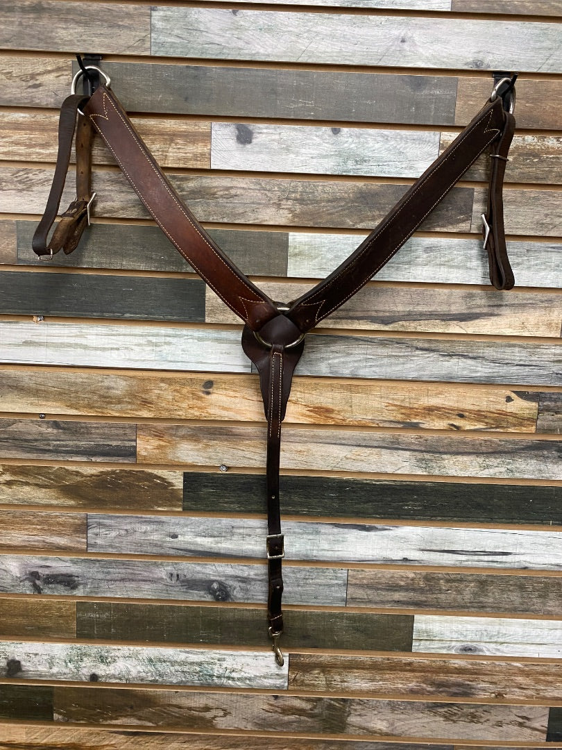 USED DKO Plain Leather Breast Collar Horse