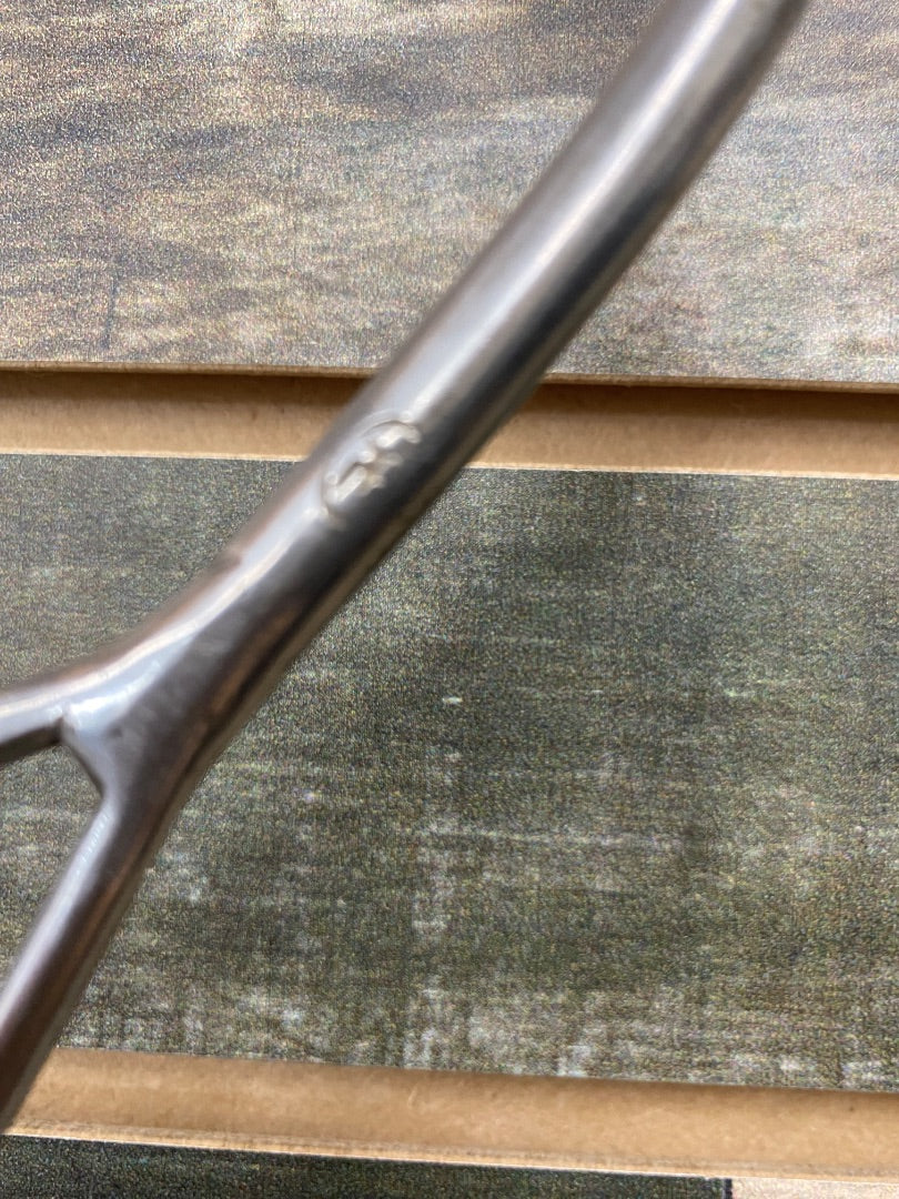 USED Reinsman Curb Bit Long Shank With Roller 5” Silver/Sweet Iron