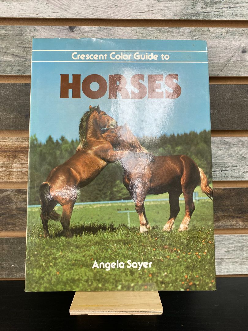 USED "Cresent Color Guide to Horses": Angela Sayer