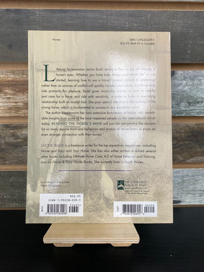 USED "Reading the Horses Mind": Jackie Budd