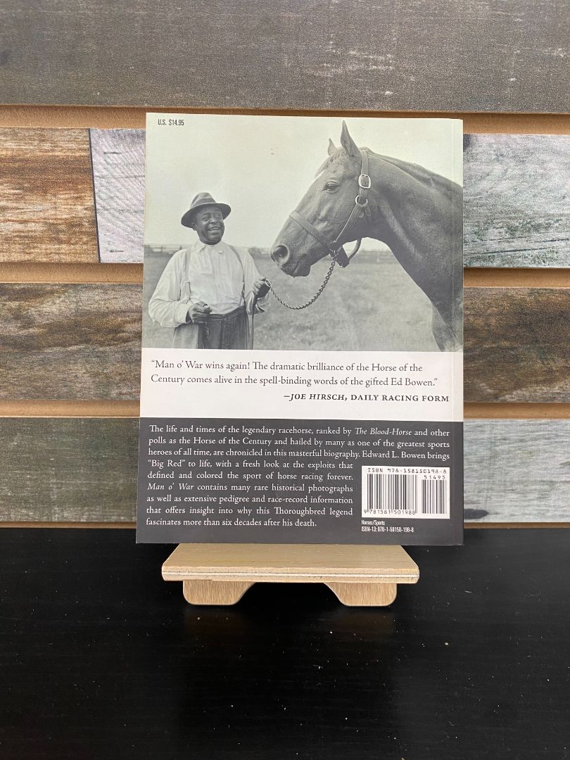 USED Edward L. Bowen Thoroughbred Legends: Man O' War: Racehorse of the century